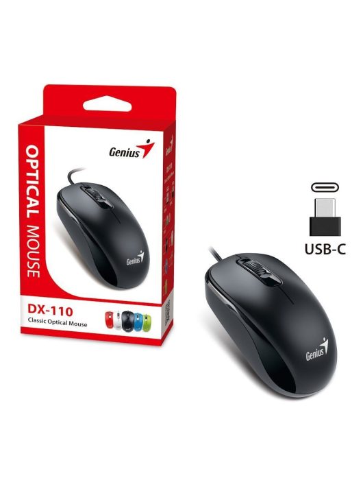 Genius DX-110 Mouse Black Type-C