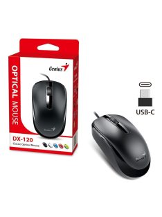 Genius DX-120 Mouse Black Type-C