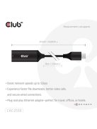 Club3D USB 5Gbps Type-C to RJ45 Ethernet M/F Black