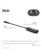 Club3D USB 5Gbps Type-C to RJ45 Ethernet M/F Black