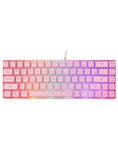 White Shark Ronin RGB Gaming keyboard Pink US