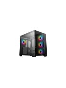 DeepCool CG530 F4 Tempered Glass Black