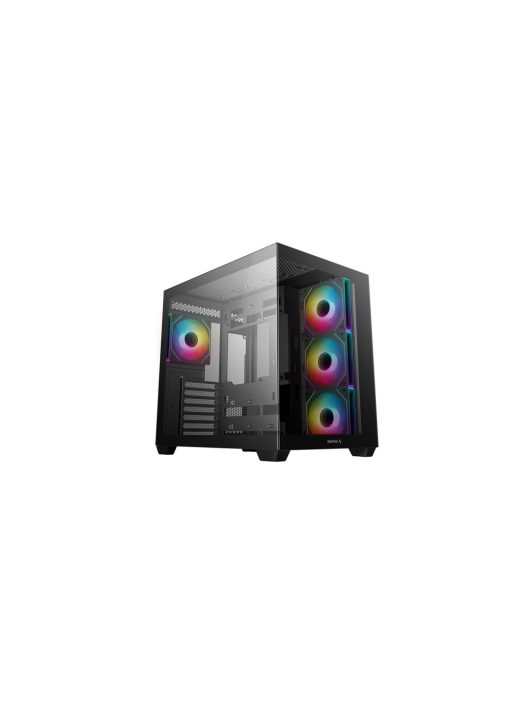 DeepCool CG530 F4 Tempered Glass Black