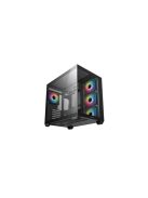 DeepCool CG530 F4 Tempered Glass Black