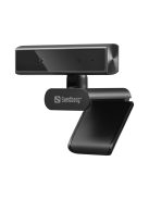 Sandberg Face-ID Webcam Webkamera Black