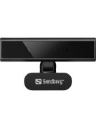 Sandberg Face-ID Webcam Webkamera Black