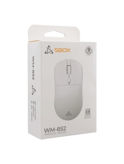 SBOX WM-852 Wireless Mouse White
