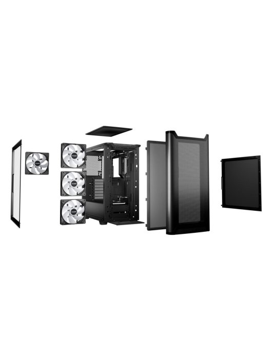 Be quiet! Pure Base 501 DX Tempered Glass Black