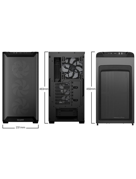 Be quiet! Pure Base 501 LX Tempered Glass Black