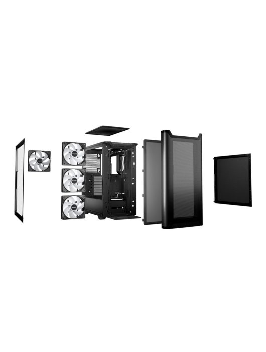 Be quiet! Pure Base 501 LX Tempered Glass Black