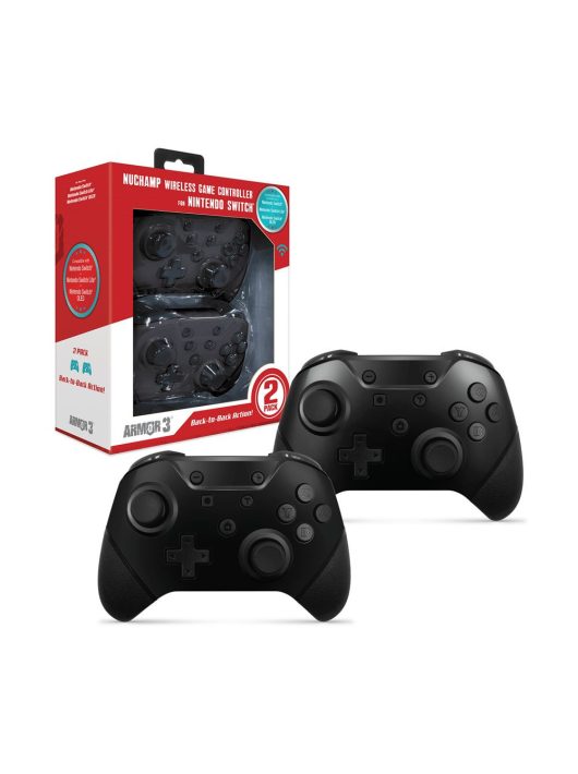 ARMOR3 NuChamp Nintendo Switch Gamepad Black (2pack)