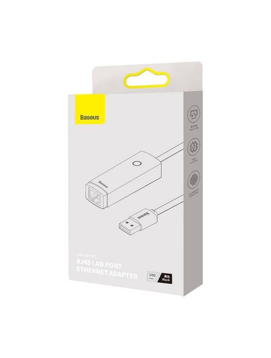 Baseus Baseus Lite Series USB – RJ45 hálózati adapter Black