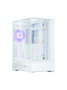 Zalman P40 Prism RGB Tempered Glass White