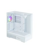 Zalman P40 Prism RGB Tempered Glass White