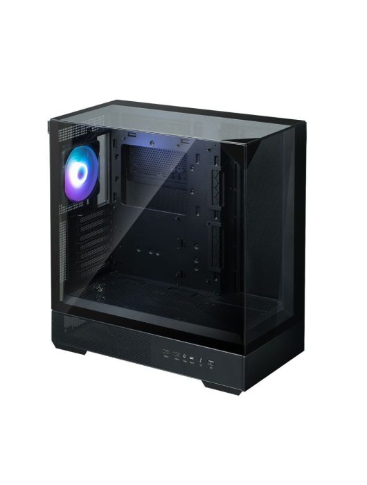 Zalman P40 Prism RGB Tempered Glass Black