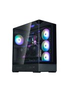 Zalman P40 Prism RGB Tempered Glass Black