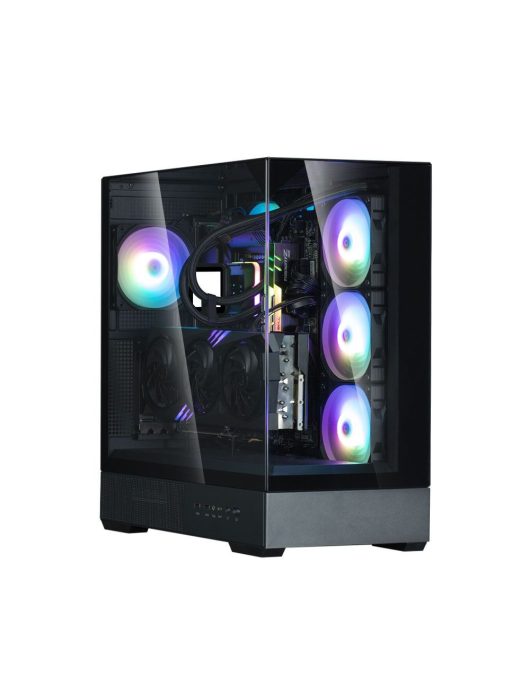 Zalman P40 Prism RGB Tempered Glass Black