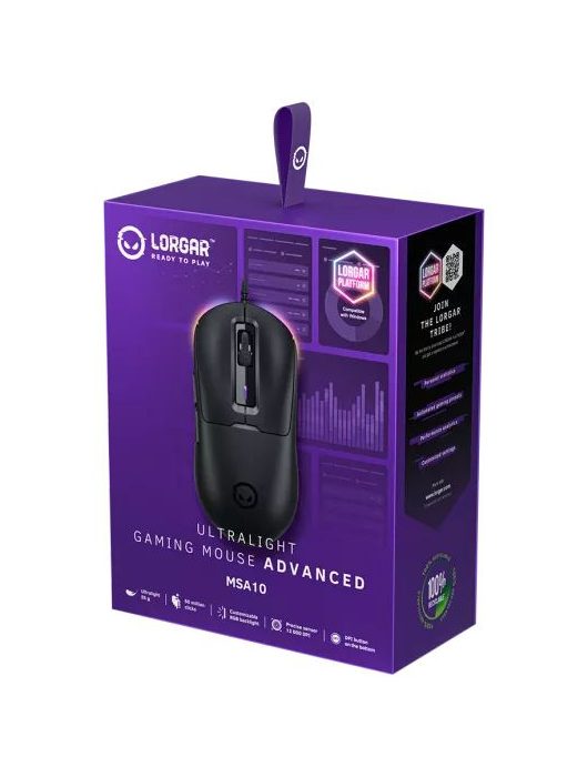 LORGAR MSA10 Gaming Mouse Black