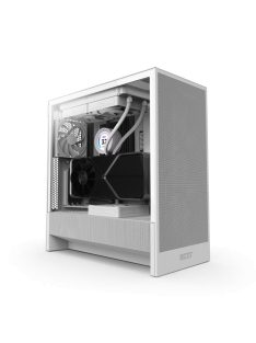 NZXT H5 Flow (2024) Tempered Glass White