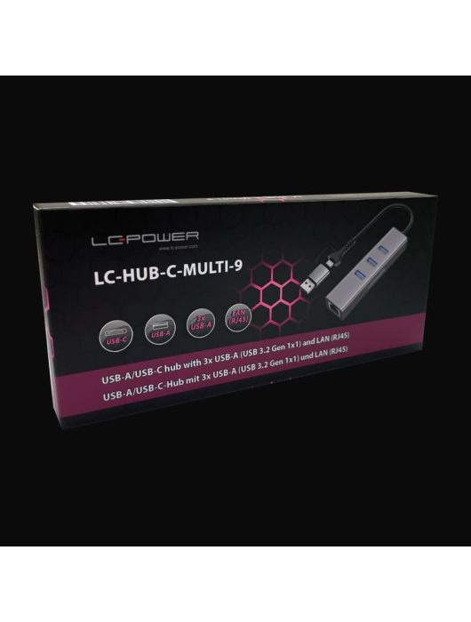 LC Power LC-HUB-C-MULTI-9 USB hub