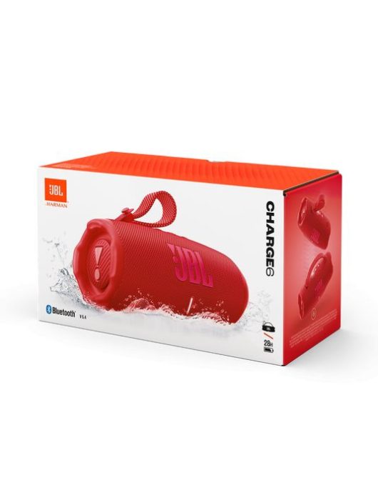 JBL Charge 6 Bluetooth Speaker Red