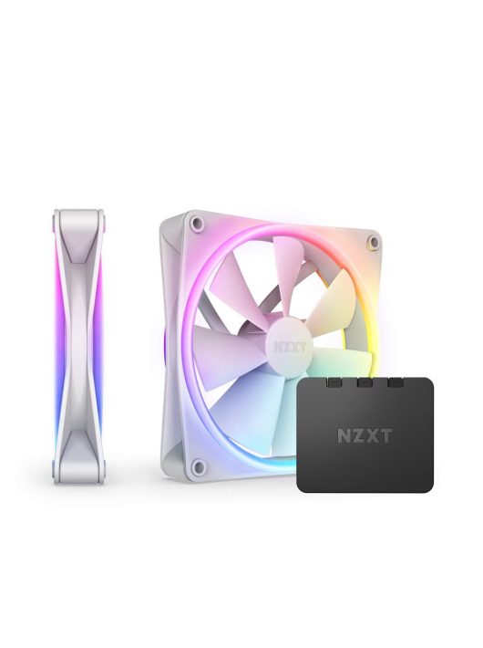 NZXT F140 RGB DUO Twin Pack White