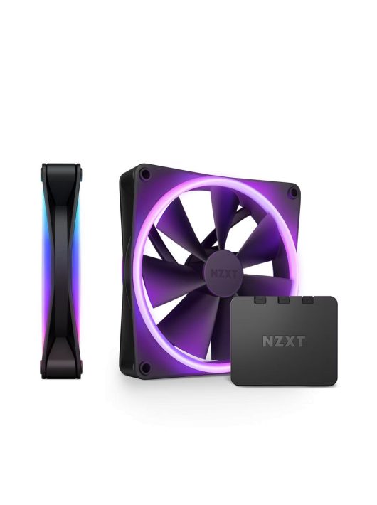 NZXT F140 RGB DUO Twin Pack Black