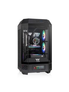   Thermaltake The Tower 250 Mini Tower Chassis Tempered Glass Black