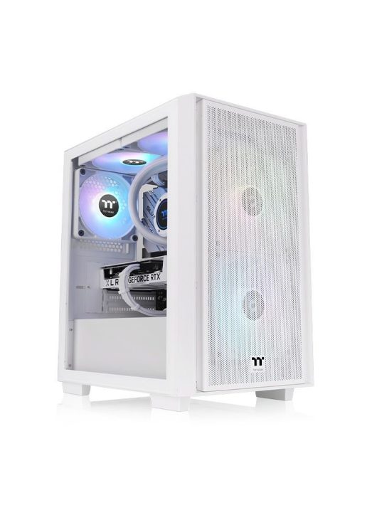 Thermaltake Versa H16 ARGB Tempered Glass White