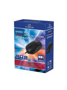 Titanium TM125K Dorado Wired Mouse Black