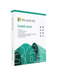   Microsoft Office 365 Family EuroZone 6 Felhasználó 1 Év HUN BOX FY25H2