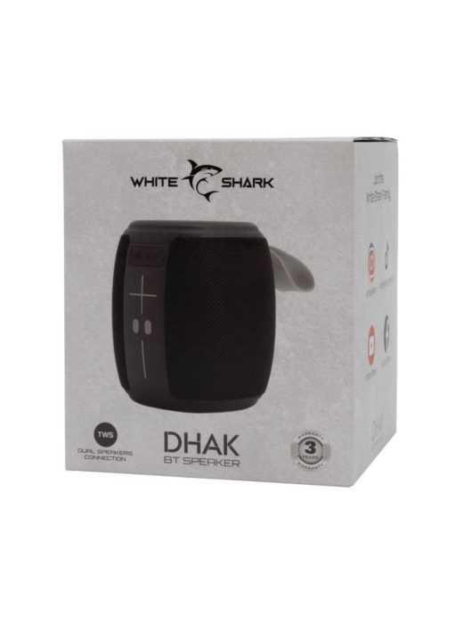 White Shark GBT-888 Dhak Bluetooth Speaker Black