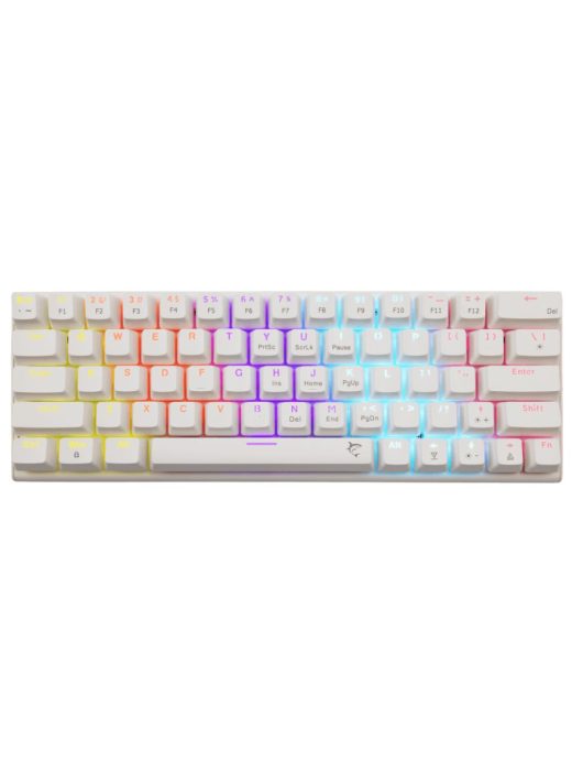 White Shark Wakizashi 2 Red Switches Gaming Keyboard White US