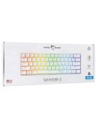 White Shark Shinobi 2 RGB Gaming keyboard White US