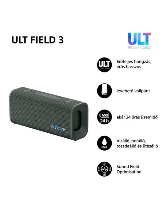 Sony ULT FIELD 3 Bluetooth Speaker Forest Gray