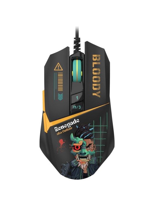 A4-Tech Bloody W63 Max Renegade Midnight RGB Gaming mouse Black