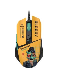   A4-Tech Bloody W63 Max Renegade Sunset RGB Gaming mouse Orange