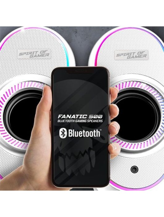 Spirit Of Gamer Fanatic 500 White