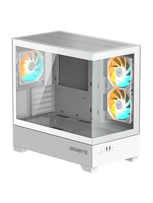 Gigabyte C201 Panoramic Ice Tempered Glass Black
