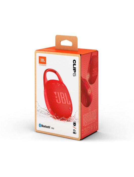 JBL Clip5 Bluetooth Ultra-portable Waterproof Speaker Red