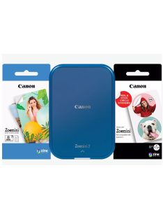   Canon Zoemini 2 Wireless Mobil Fotónyomtató Navy Blue Bundle