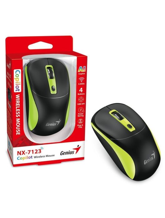 Genius NX-7123 Wireless Mouse Black/Green