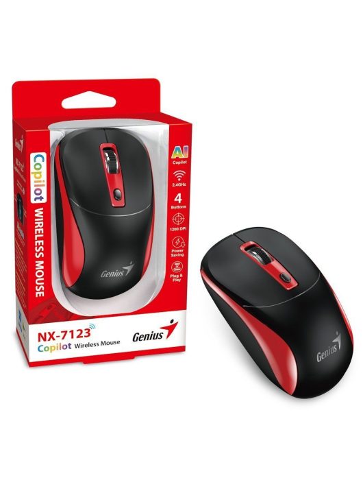 Genius NX-7123 Wireless Mouse Black/Red