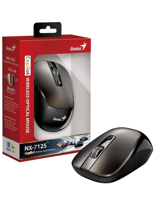 Genius NX-7125 Wireless Mouse Chocolate