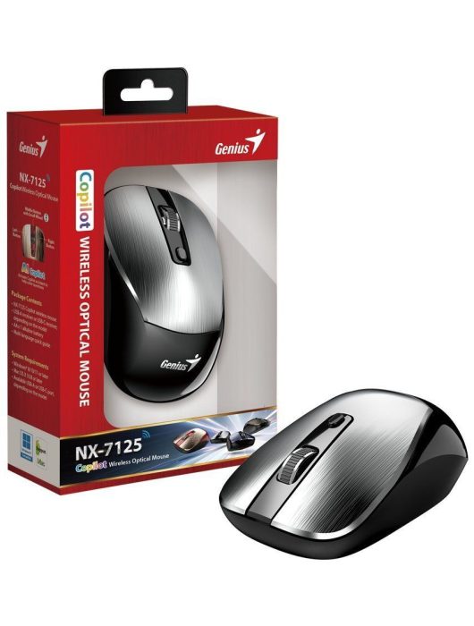 Genius NX-7125 Wireless Mouse Silver