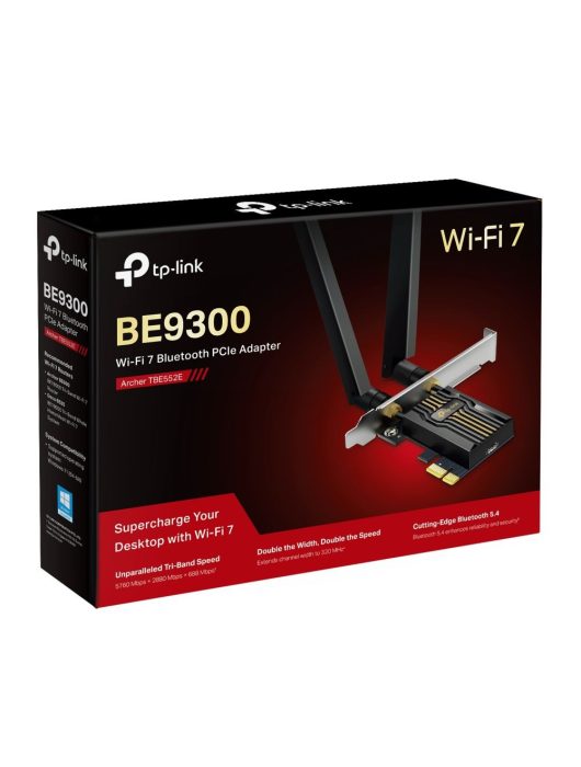 TP-Link Archer TBE552E BE9300 Wi-Fi 7 Bluetooth 5.4 PCIe Adapter