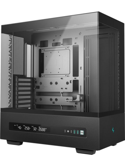 DeepCool CH690 Digital Tempered Glass Black