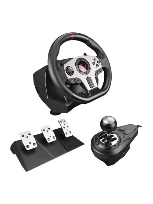 Rampage V902 PC-3 Pedal Gaming Wheel Black