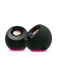   Creative Pebble Pro Minimalistic 2.0 USB-C Speakers with Bluetooth RGB Black