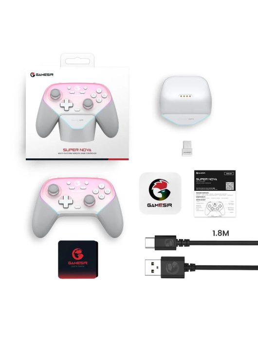 GameSir Super Nova Multiplatform Bluetooth Gamepad Pink